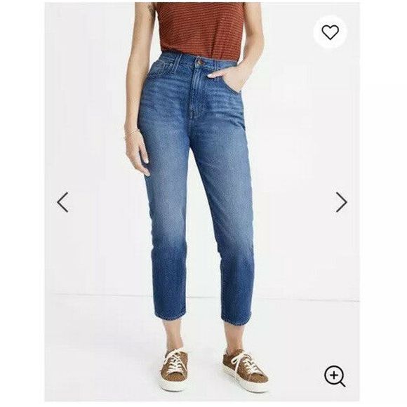 Madewell The Momjean in Stratfield Wash Jeans - Picture 4 of 10